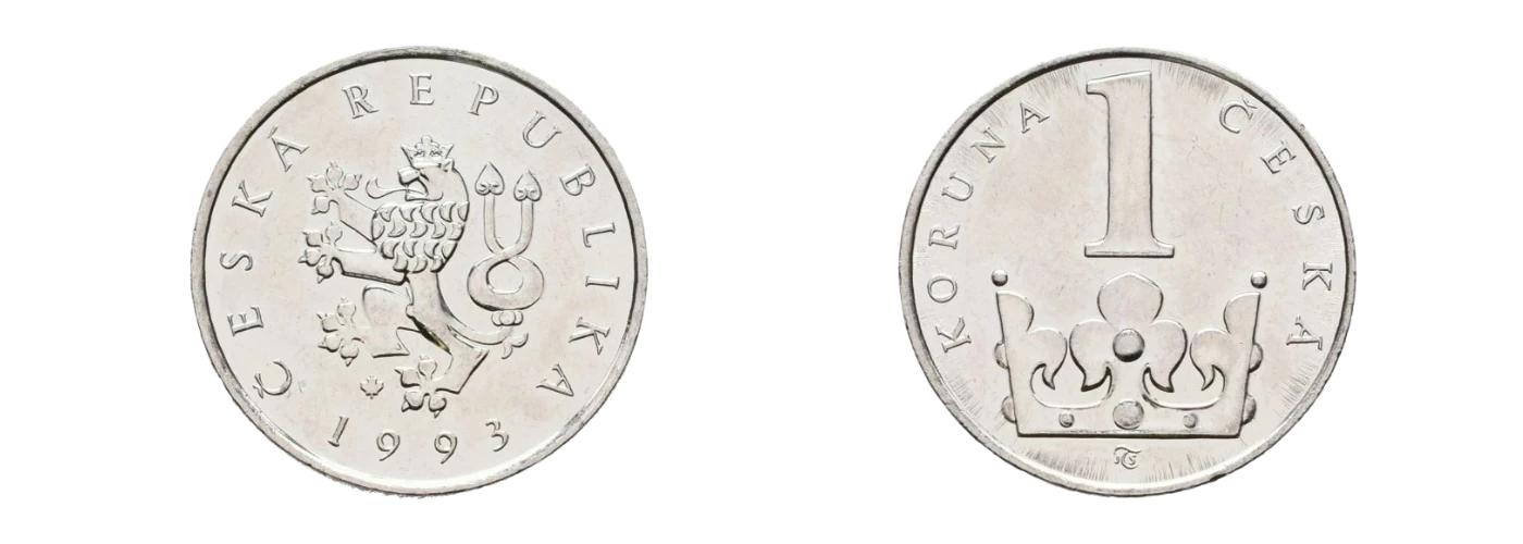 1 koruna