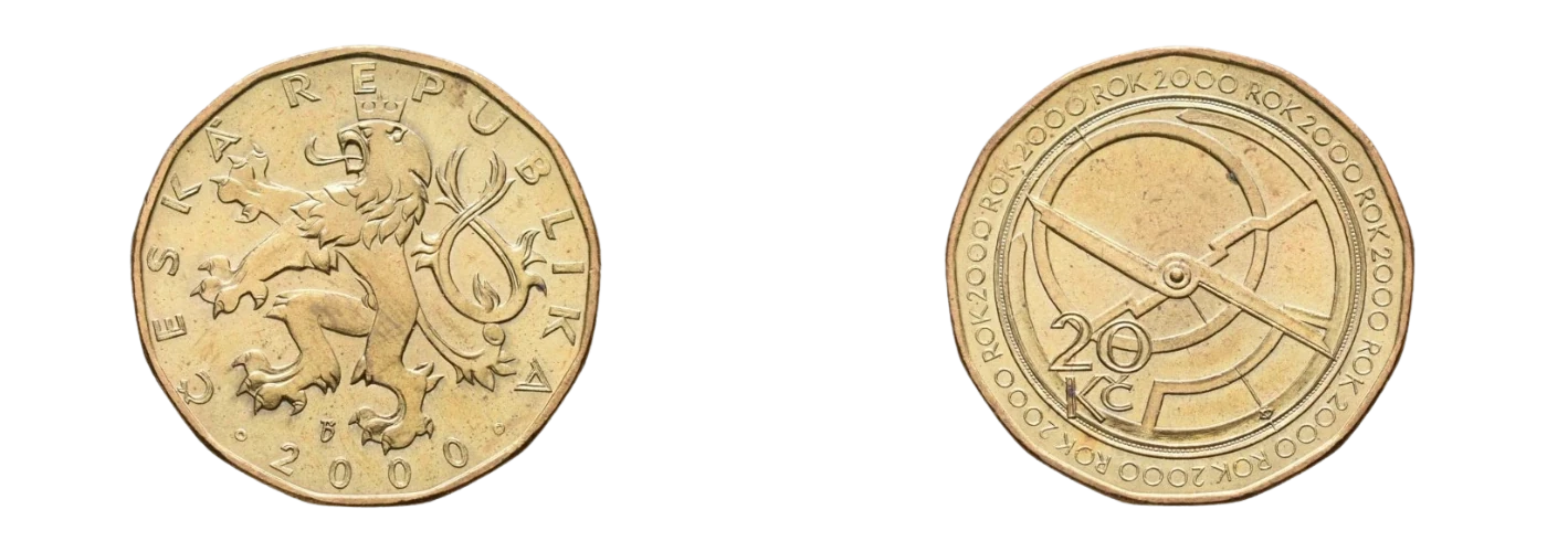 20 korun milénium