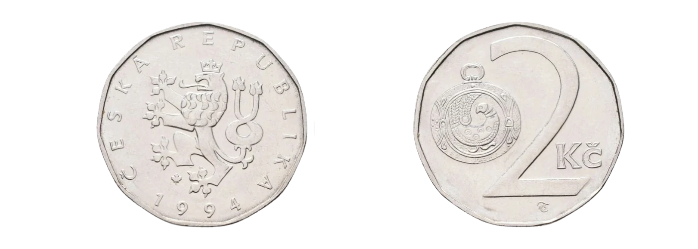 2 koruny
